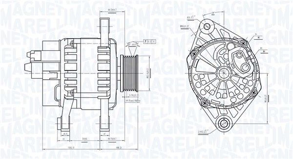 MAGNETI MARELLI Ģenerators 063731743010